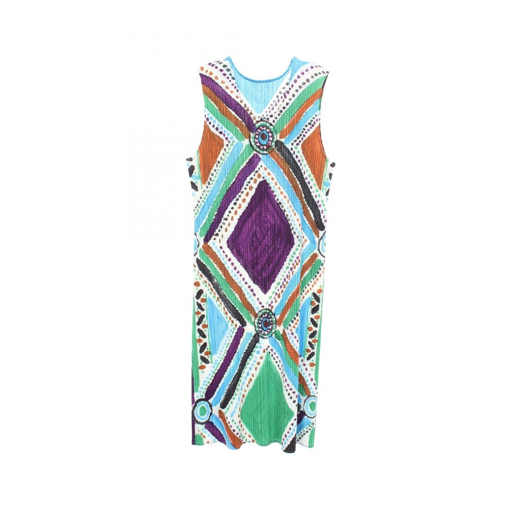 Pleats Please Pleated Sleeveless Dress #292255P35B